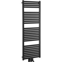 Aqualine TONDI vykurovacie teleso rovné 450x1330 mm, stredové pripojenie, čierna mat DT476T