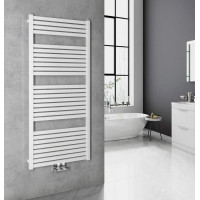 Aqualine TONDI vykurovacie teleso rovné 600x1330 mm, stredové pripojenie, biela DT480T