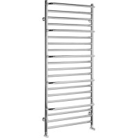 Sapho MANISA vykurovacie teleso 600x1328 mm, s piatimi madlami pre uterák, chróm IZ111