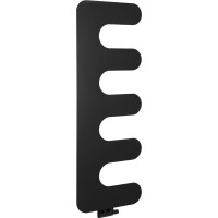 Sapho EVOLLA vykurovacie teleso 490x1390 mm, čierna mat MI1400