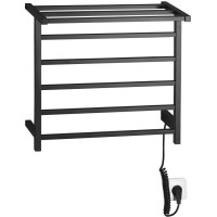Sapho ELZOR elektrický sušiak uterákov 500x470 mm, 60 W, čierna mat EB510