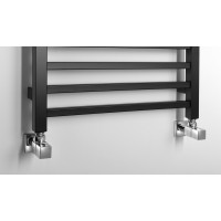 Sapho METRO vykurovacie teleso 500x1200 mm, čierna mat IR410TB