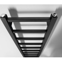 Sapho METRO LIGHT vykurovacie teleso 300x1140 mm, čierna mat IR444TB