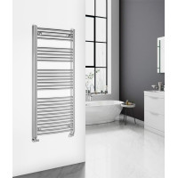 Aqualine ALYA vykurovacie teleso oblé 600x1420mm, chróm LLC204