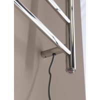 Sapho REDONDO elektrický sušiak uterákov, okrúhly, 500x900 mm, 75 W, nerez lesk ER220V