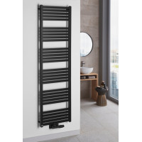Bruckner GRUNT vykurovacie teleso rovné 500x1610 mm, stredové pripojenie, čierna mat 600.123.6