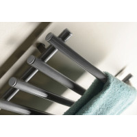 Aqualine Elektrický sušiak uterákov, 570x465mm, 72W, šedý hliník-metalíza (RAL9007) SU210A
