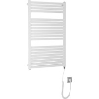 Aqualine TONDI-E elektrické vykurovacie teleso rovné 600x970 mm, 400 W, biela DE460T