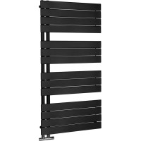 Aqualine MILI vykurovacie teleso 600x1222mm, čierna mat DC626T