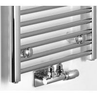 Aqualine ALYA vykurovacie teleso rovné 500x1188mm, stredové pripojenie, chróm LLS302