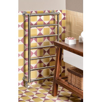 Sapho UNO retro vykurovacie teleso 493x951 mm, nerez lesk NR816