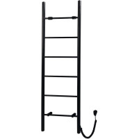 Sapho KARBO elektrický sušiak uterákov, okrúhly, 500x1600mm, 120 W, čierna mat KB905