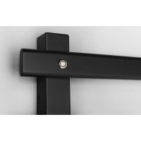 Sapho ELCOR elektrický sušiak uterákov 480x920x50 mm, 128 W, čierna mat EB460