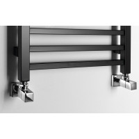 Sapho METRO vykurovacie teleso 450x890 mm, čierna mat IR400TB