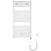 Aqualine DIRECT-E elektrické vykurovacie teleso rovné 450x960 mm, 300 W, biela ILE94T