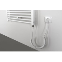 Aqualine DIRECT-E elektrické vykurovacie teleso rovné 450x960 mm, 300 W, biela ILE94T