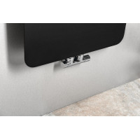 Sapho TABELLA vykurovacie teleso 370x1590 mm, čierna mat MI1539