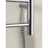 Sapho REDONDO elektrický sušiak uterákov, okrúhly, 500x900 mm, 75 W, nerez lesk ER220V
