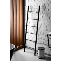 Sapho KARBO elektrický sušiak uterákov, okrúhly, 400x1120mm, 87 W, čierna mat KB904