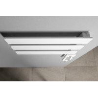 Aqualine ELVIS elektrický sušiak uterákov 457x342x55 mm, 50 W, biela EB480