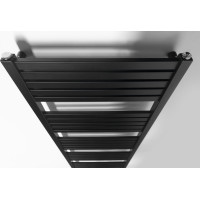 Bruckner GRUNT vykurovacie teleso rovné 500x1610 mm, stredové pripojenie, čierna mat 600.123.6