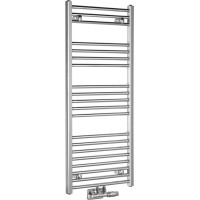 Aqualine ALYA vykurovacie teleso rovné 500x1188mm, stredové pripojenie, chróm LLS302