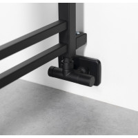 Sapho METRO SPACE vykurovacie teleso 550x1430 mm, do priestoru, čierna mat IR438B