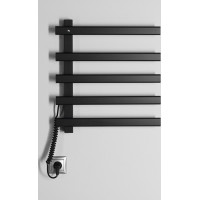 Sapho ELCOR elektrický sušiak uterákov 480x520x50 mm, 63 W, čierna mat EB530