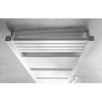 Aqualine TONDI-E elektrické vykurovacie teleso rovné 450x1330 mm, 500 W, biela DE470T