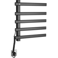 Sapho ELCOR elektrický sušiak uterákov 480x520x50 mm, 63 W, čierna mat EB530