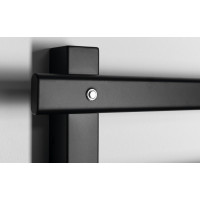 Sapho ELCOR elektrický sušiak uterákov 480x520x50 mm, 63 W, čierna mat EB530
