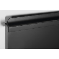 Sapho ELMIS elektrický sušiak uterákov 400x800 mm, 120 W, hliník, čierna mat EB430