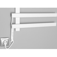 Sapho ELCOR elektrický sušiak uterákov 480x920x50 mm, 128 W, biela mat EB450