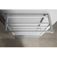 Sapho ELZOR elektrický sušiak uterákov 500x470 mm, 60 W, biela mat EB500