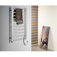 Sapho ESKINADO elektrický sušiak uterákov, hranatý, 620x1160 mm, 120 W, nerez lesk ER430V