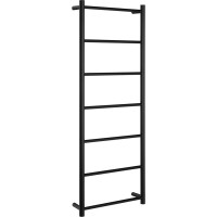 Sapho SHICK nástenný držiak uterákov 500x1344 mm, okrúhly, čierna mat SH500B