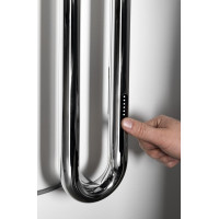 Sapho DUOPASSO elektrický sušiak uterákov s časovačom 122x1700mm, 45 W, chróm ER730