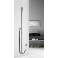 Sapho DUOPASSO elektrický sušiak uterákov s časovačom 122x1700mm, 45 W, chróm ER730