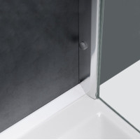 Polysan Krycia lišta pre vane a vaničky, 1200x1000mm, 2x roh, 2x zakončenie, biela 91021