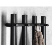 Sapho PAPINADO elektrický sušiak uterákov 263x1200mm, 85W, čierna mat ER350