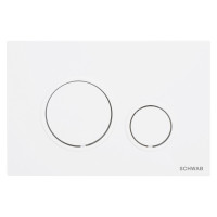 SCHWAB SCHWAB VELA ovládacie tlačidlo, 247x165 mm, biela mat P47-0131-0400