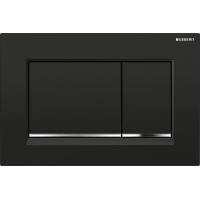 Geberit GEBERIT SIGMA30 ovládacie tlačidlo, čierna lesk/chróm 115.883.KM.1