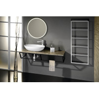 Sapho SKA nástenný sušiak uterákov 450x1150x100mm, biela mat SKA511