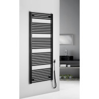 Aqualine DIRECT-E elektrické vykurovacie teleso rovné 600x1680 mm, 800 W, čierna ILE66TB
