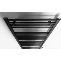 Aqualine DIRECT-E elektrické vykurovacie teleso rovné 600x1320 mm, 600 W, čierna ILE36TB