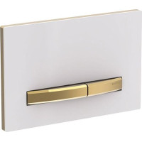 Geberit GEBERIT SIGMA50 ovládacie tlačidlo, biela/mosadz 115.672.11.2