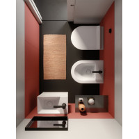 GSI KUBE X bidet závesný 36x50cm, biela ExtraGlaze 9464111