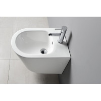 Sapho PACO bidet závesný, 36x52cm, biela PZ2012