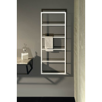 Sapho SKA nástenný sušiak uterákov 450x1150x100mm, biela mat SKA511