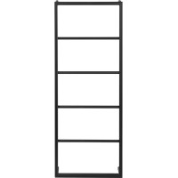 Sapho SKA nástenný sušiak uterákov 450x1150x100mm, čierna mat SKA501